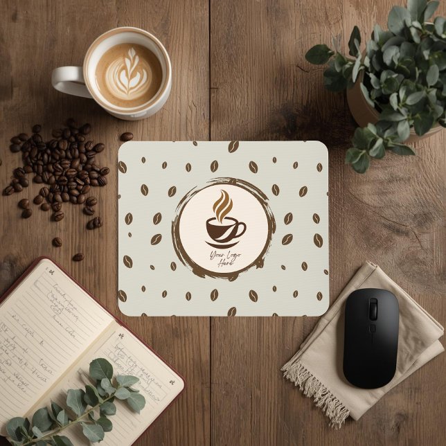 Personalized Office | Coffee Shop Branding Mousepad (Von Creator hochgeladen)