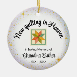 Personalized Ornament | Quilter "In Memory"