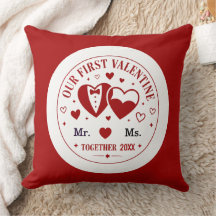 Personalized "Our First Valentine" Mr. & Ms. 