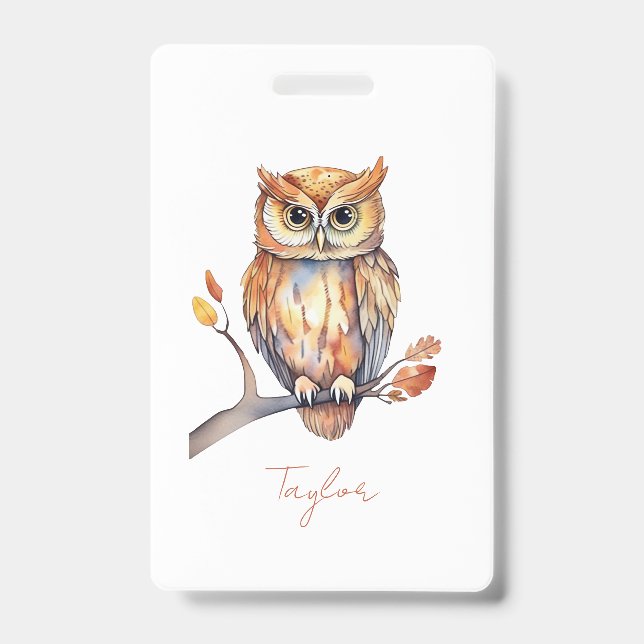 Personalized Owl Ausweis (Front)
