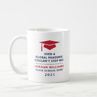 Personalized Pandemic - Graduate Class of 2021 Mug Kaffeetasse