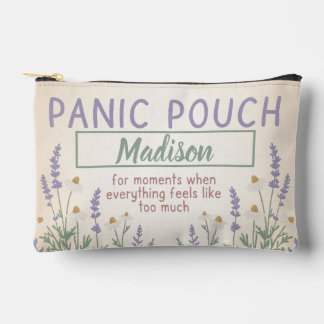 Personalized Panic Pouch | Anxiety Bag Zubehörtasche