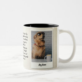 Personalized Pet Love Story Mug - Custom Zweifarbige Tasse