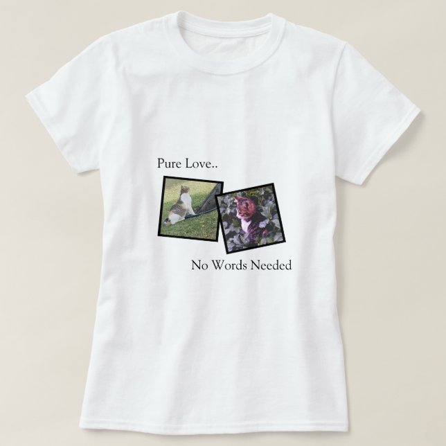 Personalized Pet Lover T-shirt (Design devant)