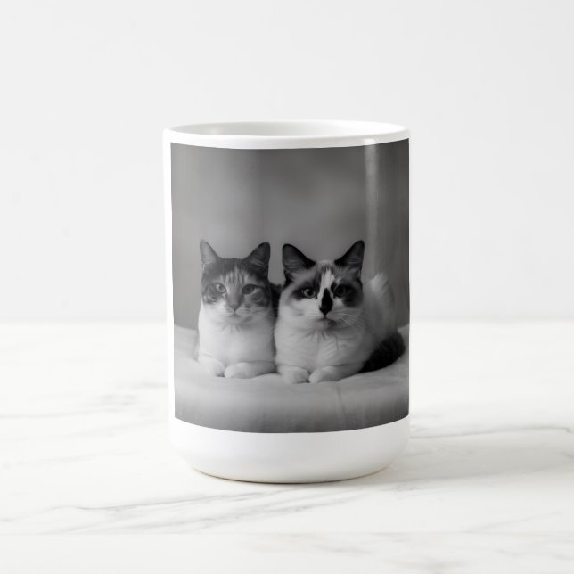 Personalized Pet Mug – High-Resolution Cat Photo Kaffeetasse (Mittel)