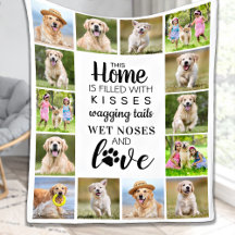 Personalized Pet Photo Collage Dog Lover