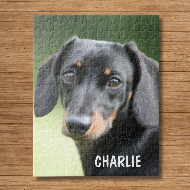 Personalized Pet Photo & Custom Name (Custom Pet Photo & Name Puzzle)