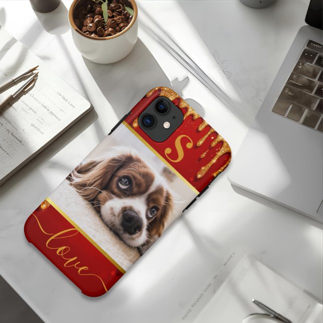 Personalized pet photo dog lover keepsake Case-Mat Case-Mate iPhone Hülle (Von Creator hochgeladen)