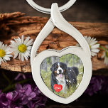Personalized Pet Photo Dog Lover Keepsake Schlüsselanhänger<br><div class="desc">Carry your pet with you everywhere you go with this custom pet photo keychain ! A must have for every dog mom and dog dad ! 
Personalized Pet Photo Dog Lover Keepsake keychain</div>