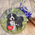 Personalized Pet Photo Dog Lover Keepsake Schlüsselanhänger<br><div class="desc">Carry your pet with you everywhere you go with this custom pet photo keychain ! A must have for every dog mom and dog dad ! 
Personalized Pet Photo Dog Lover Keepsake keychain</div>