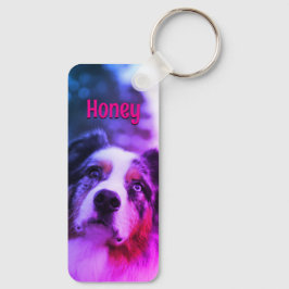Personalized Pet Photo Dog Lover Name Jelly Gummy Schlüsselanhänger