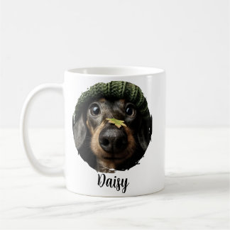 Personalized Pet Photo Mug with Name | Modern Cute Kaffeetasse