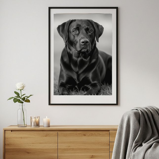Personalized pet photo poster, pet memorial gift fotodruck (Von Creator hochgeladen)