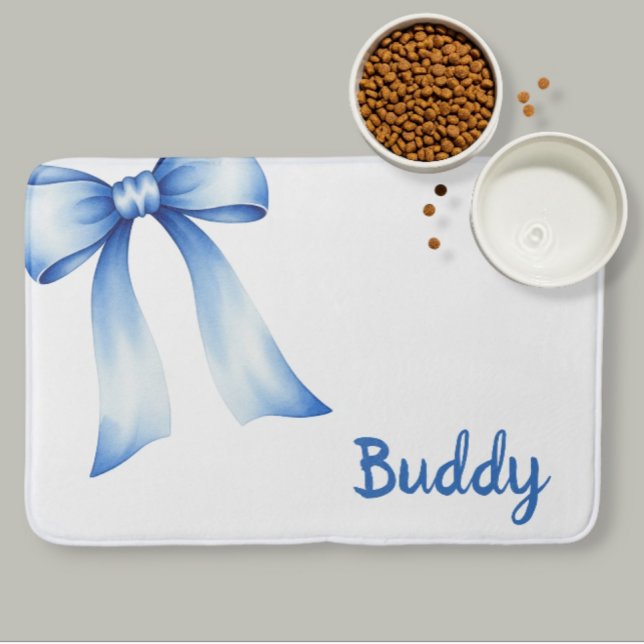 Personalized Pet Placemat - White Placemat  Badematte (Von Creator hochgeladen)