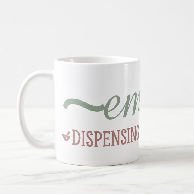 Personalized Pharmacist Quote Mug Kaffeetasse (Links)