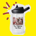 Personalized Photo and Text Kids Trinkflasche<br><div class="desc">Create your own personalized Your Photo and Text Kids Water Bottle! A perfect and envoronmentally friendly gift for back to school or any sport. Any font,  any background,  any image format and sizes.</div>