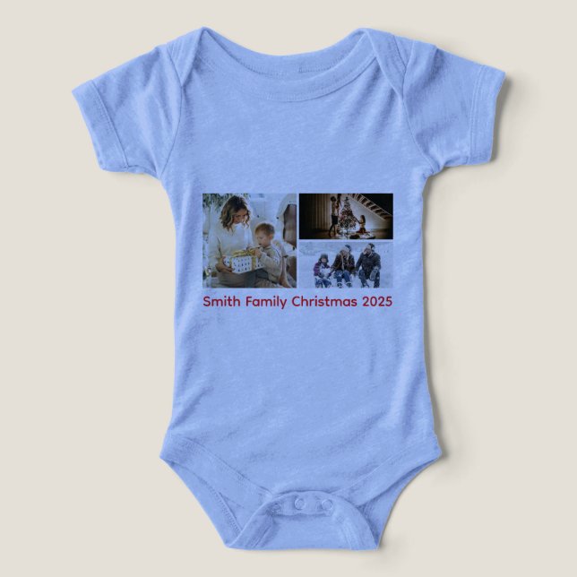 Personalized Photo Collage Family Christmas (Design Recto)