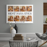 Personalized Photo Collage Gift Best Nana Ever Acryl Wandkunst<br><div class="desc">Nana is the best grandma ever! She always puts a smile on everyone's face, and this personalized photo collage gift is the perfect way to show her how much you appreciate her. This minimalistic nana photo collage is perfect for anyone who loves taking photos and wants to create a unique...</div>