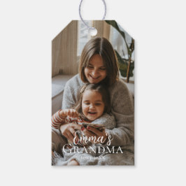 Personalized Photo & Custom Text Grandma Since -  Geschenkanhänger