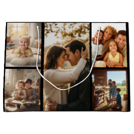 Personalized Photo Gift Bag for Special Occasions Große Geschenktüte