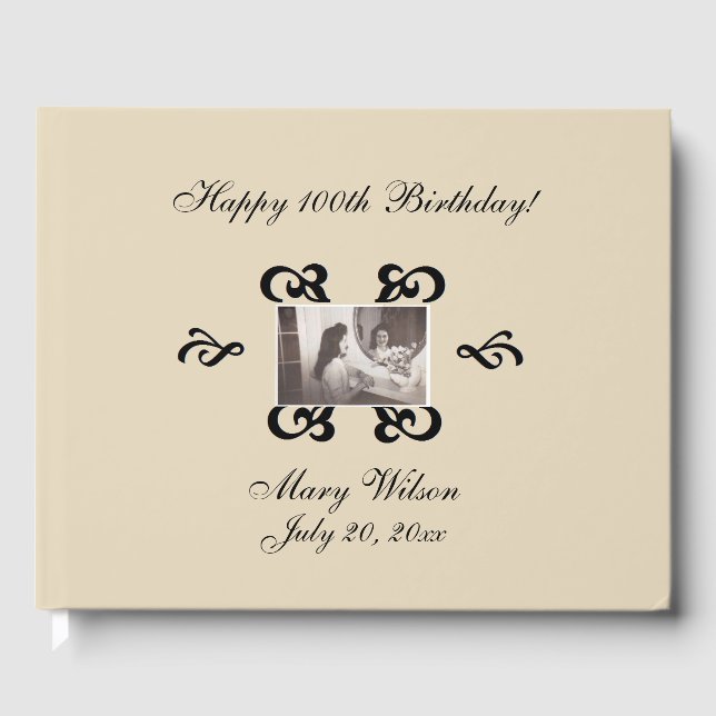 Personalized Photo Guest Book Gästebuch (Vorderseite)