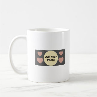 Personalized Photo Heart Mug  Custom Love Gift Kaffeetasse