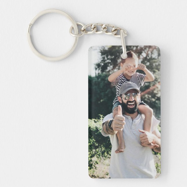 Personalized Photo Keychain: Custom Acrylic Family Schlüsselanhänger (Vorderseite)