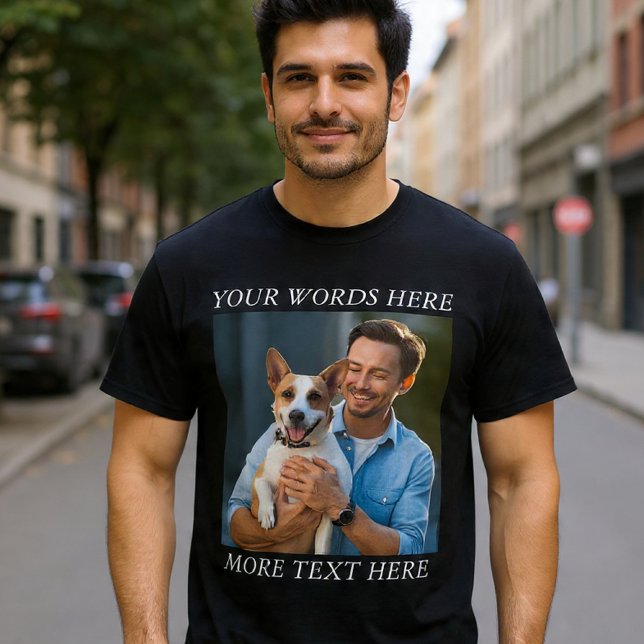 Personalized Photo & Message T-Shirt (Von Creator hochgeladen)