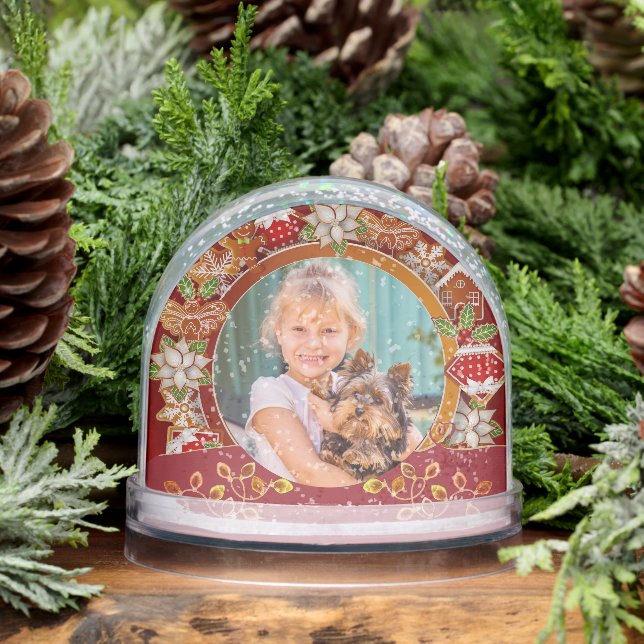 Personalized Photo & Name Christmas Festive Gift (Hiver)