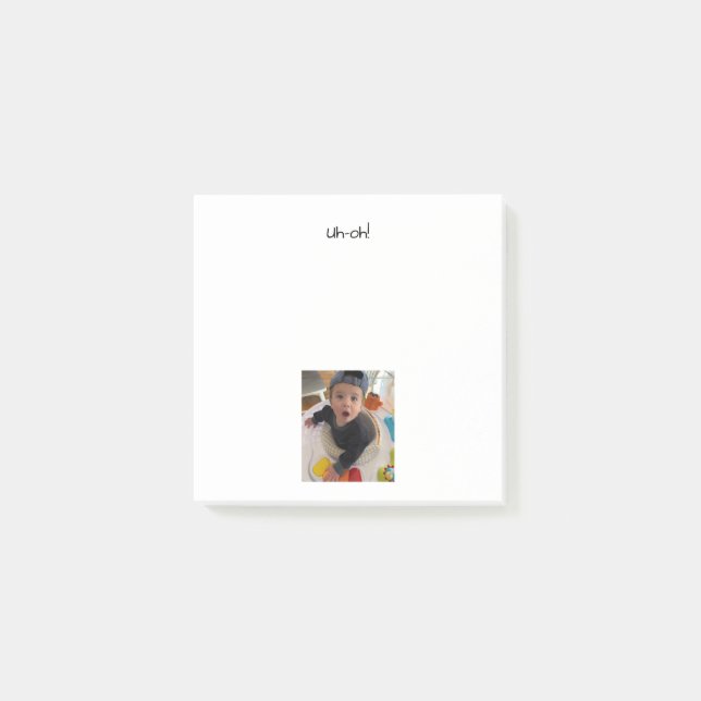 PERSONALIZED PHOTO POST-IT notes Post-it Klebezettel (Vorderseite)