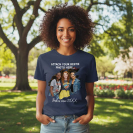 Personalized Photo T-Shirt – Custom Family Picture Tri-Blend Shirt