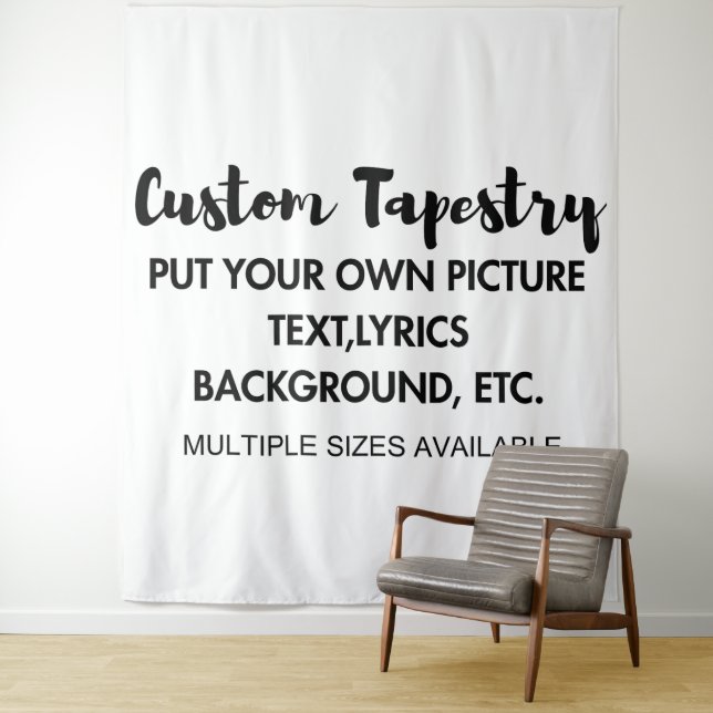 Personalized Photo Tapestry Wandteppich (Beispiel)
