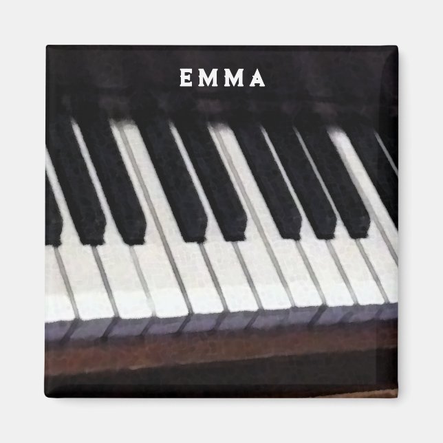 personalized piano magnet (Vorne)