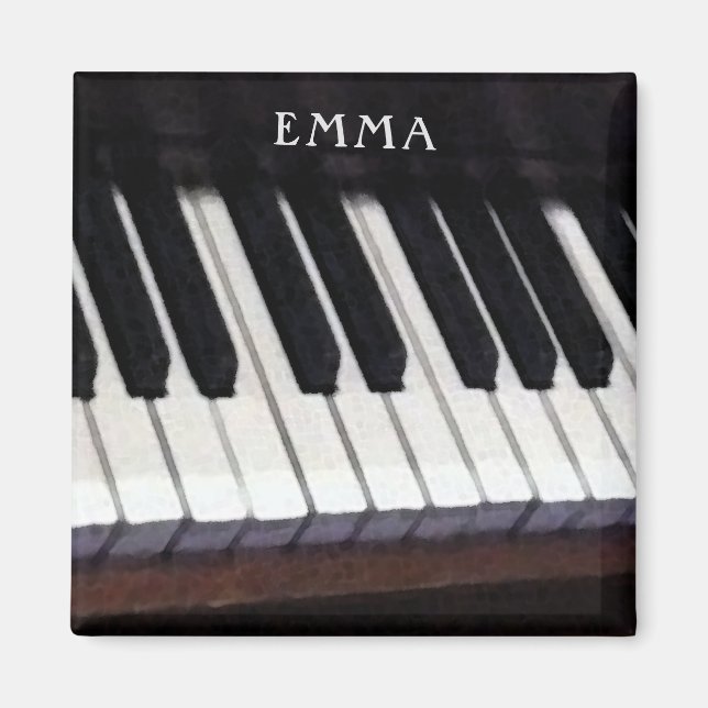 personalized piano magnet (Vorne)