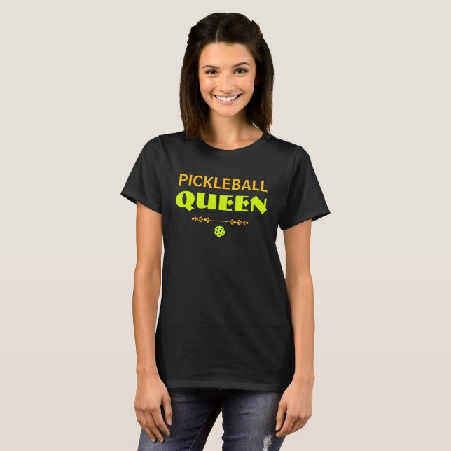 Personalized Pickleball Queen T-Shirt (Vorne ganz)
