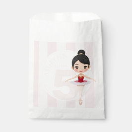 Personalized Pink Ballerina Dance Girl Party Geschenktütchen
