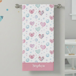 Personalized Pink Heart Kids