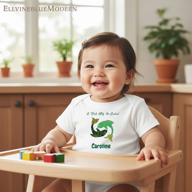 Personalized Pisces Zodiac Impressionist Toddler  Baby T-shirt (Von Creator hochgeladen)