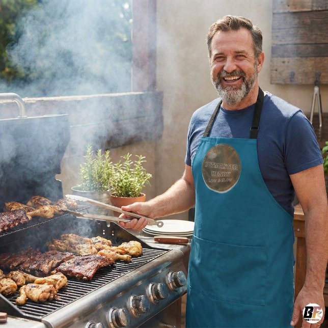 Personalized Pitmaster Henry BBQ Custom Name & Lea Schürze (Von Creator hochgeladen)