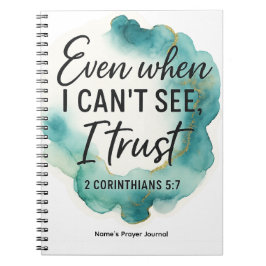 Personalized Prayer Journal | Christian Faith Notizblock