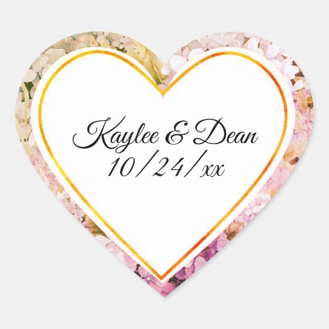 Personalized Purple Heart stickers (Vorderseite)