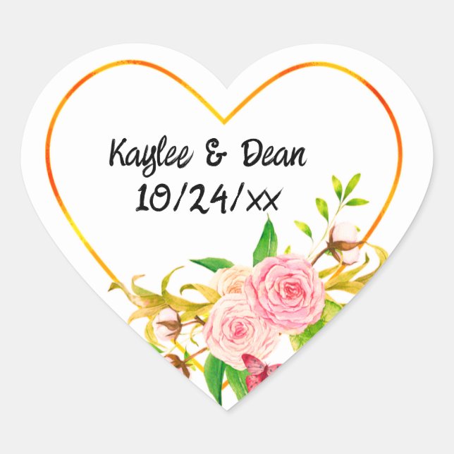 Personalized Purple Heart stickers (Vorderseite)