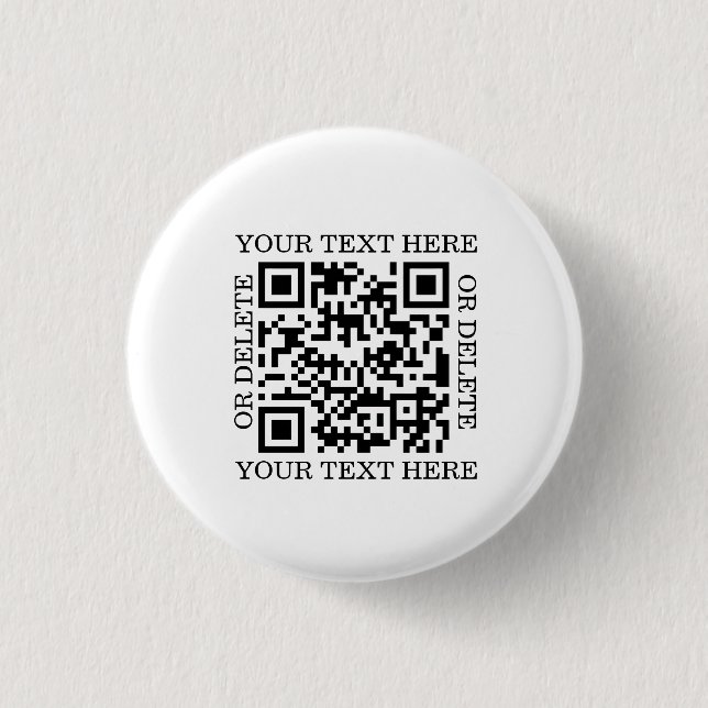 Personalized QR Code To Scan Button (Vorderseite)