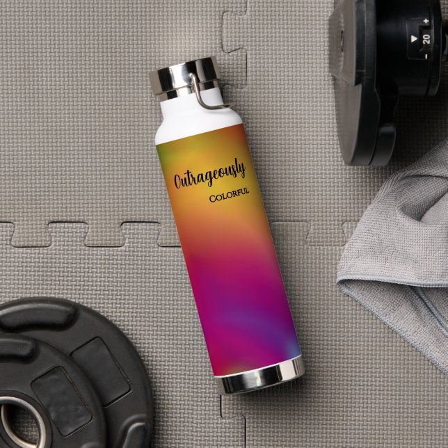 Personalized Raspberry Pear Trinkflasche (Fitnessstudio (gedreht))