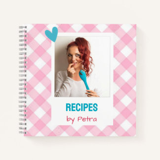 Personalized Recipe Book (ADD YOU PHOTO) Notizbuch