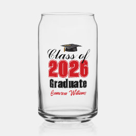 Personalized Red Class of 2026 Graduation Dosenglas