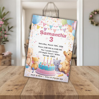 Personalized Retro Birthday Invitation 