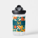 Personalized Retro Geometric Colorful  Trinkflasche<br><div class="desc">Stay hydrated in style with this eye-catching personalized water bottle featuring a vibrant retro geometric design in bold rainbow colors. Perfect for school, sports, work, or travel, this durable and stylish bottle is easy to carry and fun to use. Add your name and initial for a unique and practical accessory...</div>