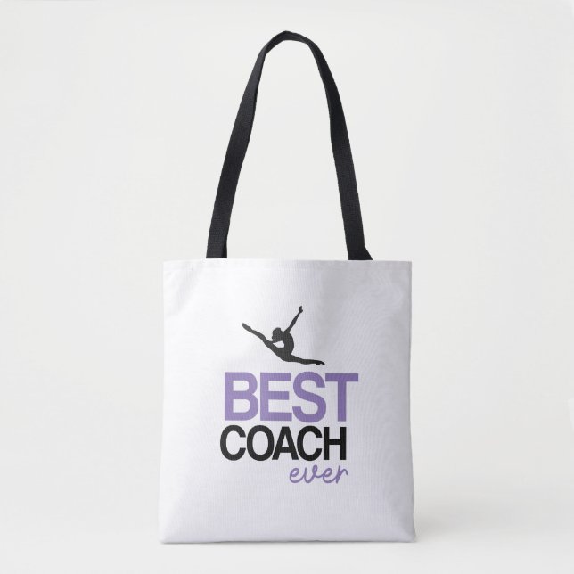 Personalized Rhythmic Gymnastics Coach Tote Bag Tasche (Vorderseite)