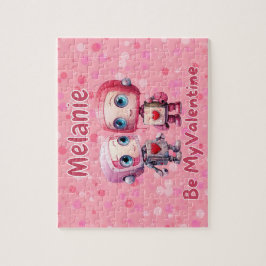 Personalized Robot Valentine's Day Puzzle 